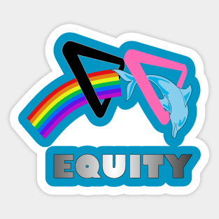 Equity Dolphin Sticker